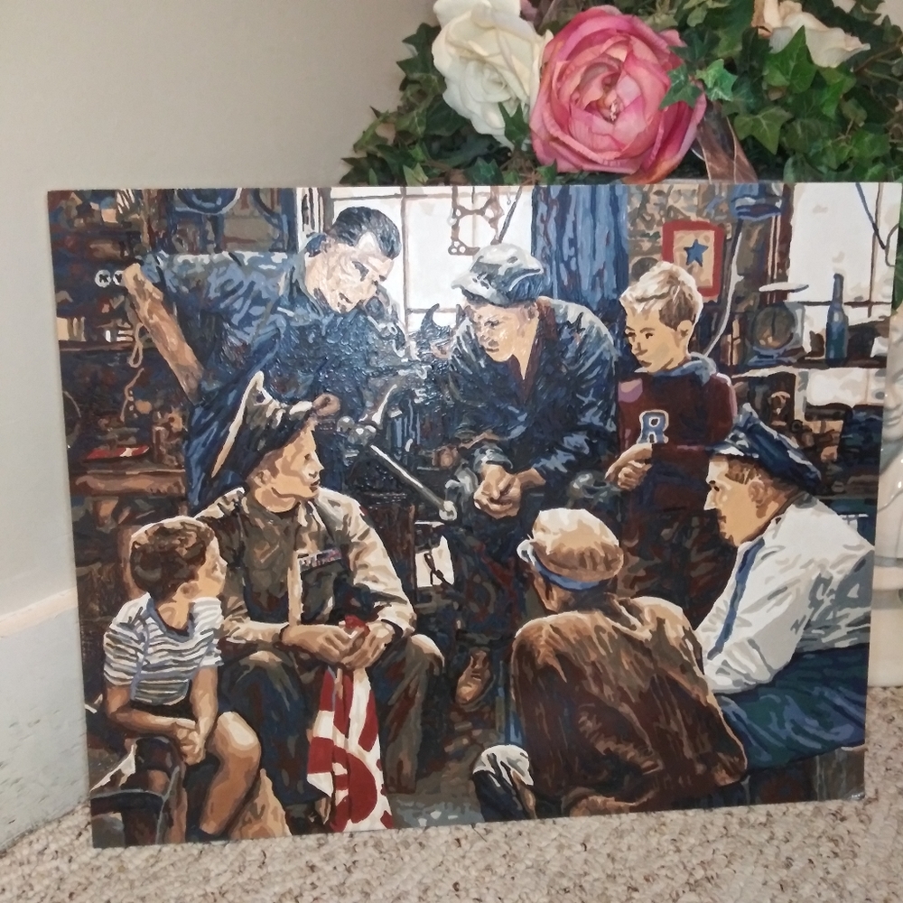 Paint By Numbers Marine Homecoming Painting - Picture 7 of 7